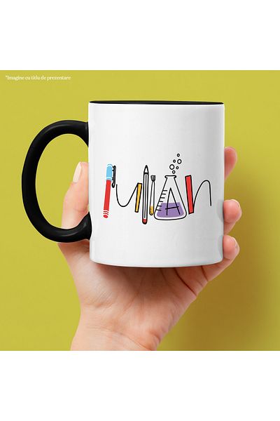 StoryGift Romania Mug With The Name Iulian, And Funny Message, Curious, Sociable, Galagio, 330ml, Ceram, With