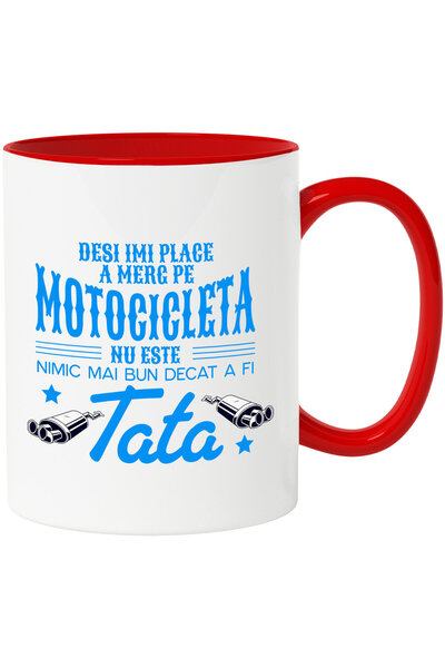 StoryGift Romania Cana cu Iubitorii De Motociclete Familie Toba Esapament Bar...
