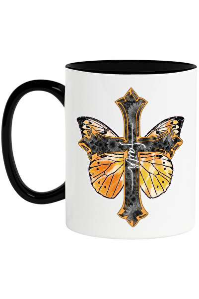 StoryGift Romania Cana cu o cruce cu mesajul "Faith", religie, ilustratie, cr...