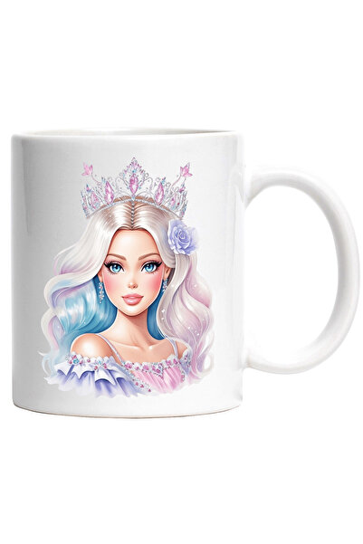StoryGift Romania Cana cu o fata frumusica | ilustratie | | coroana | printes...