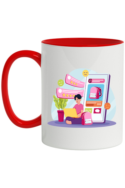 StoryGift Romania Cana Cu Recenzii, Cumparaturi, Ghiozdan, Laptop, Multicolor...