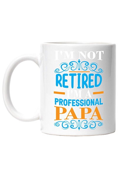 StoryGift Romania Cana cu mesajul "I'm not retired, I'm a professional papa" ...