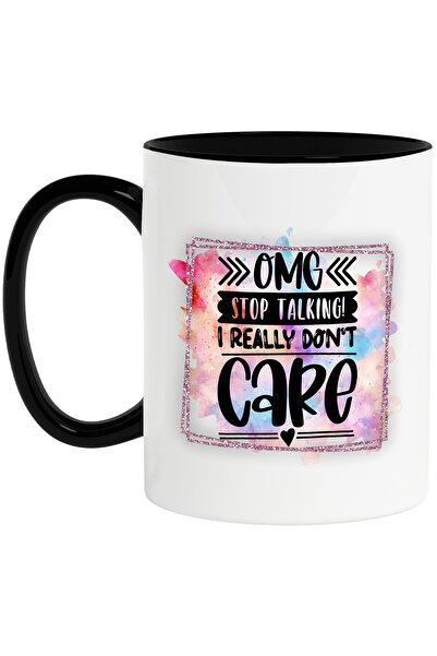 StoryGift Romania Cana cu mesajul "OMG, stop talking! I really don't care", i...