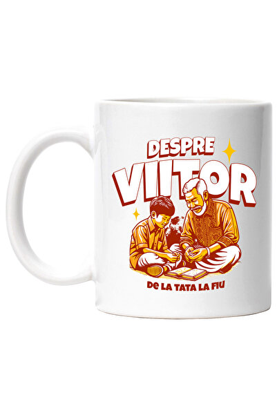 StoryGift Romania Cana Tata-fiu-viitor, familie relatie sanatoasa, 330ml, Cer...