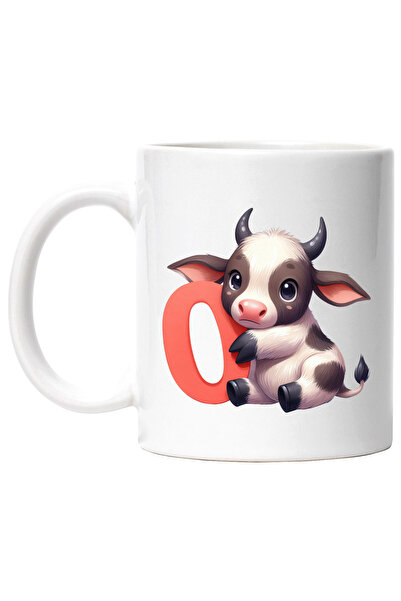 StoryGift Romania Cana cu cifra 0 si o vacuta, pentru copii, ilustratie, aniv...