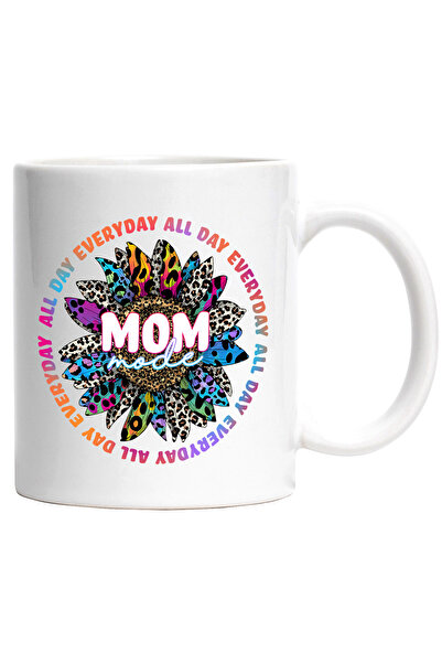 StoryGift Romania Cana cu mesajul "Mom Mode - All Day Everyday", ilustratie, ...