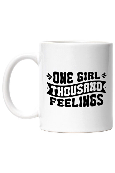 StoryGift Romania Cana pentru fete cu mesajul "One girl, thousand feelings" -...