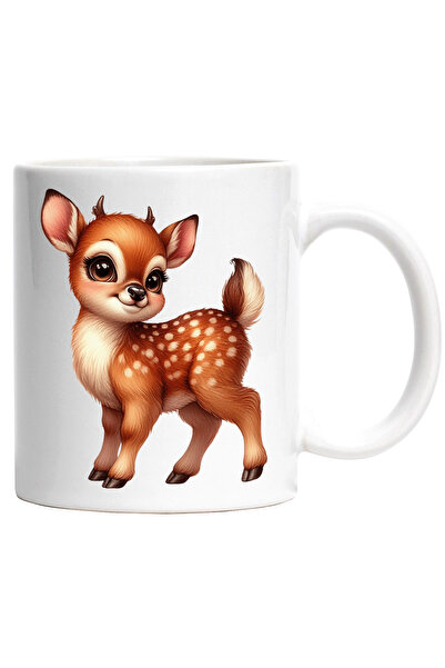 StoryGift Romania Cana cu o caprioara micuta | ilustratie | natura | fericire...