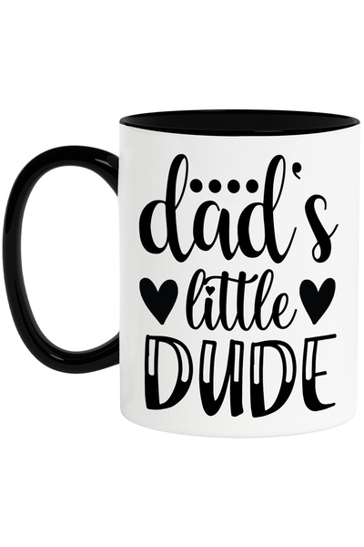 StoryGift Romania Cana cu inimioare pentru micutul tip al tatalui - bebelus b...