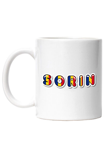 StoryGift Romania Cana Cu Numele Sorin, Romania, Suporter, Steagul Romaniei, ...