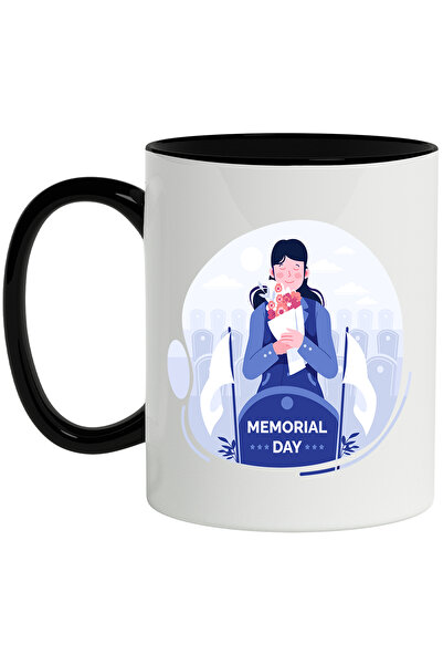 StoryGift Romania Cana Cu Mesaj In Engleza Memorial Day, Flori, Amintire, Cel...