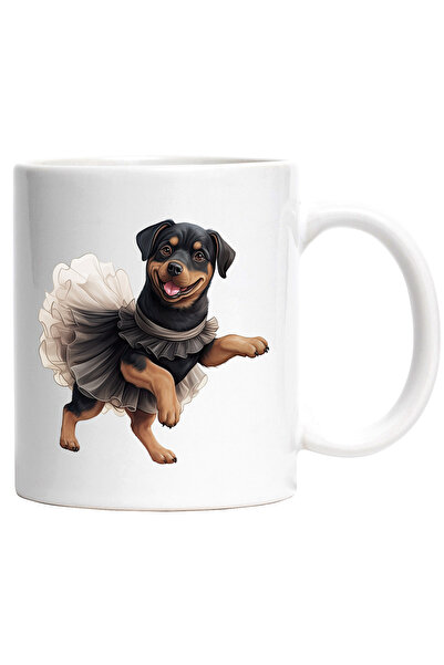 StoryGift Romania Cana cu un catel Rottweiler care danseaza | se simte bine |...