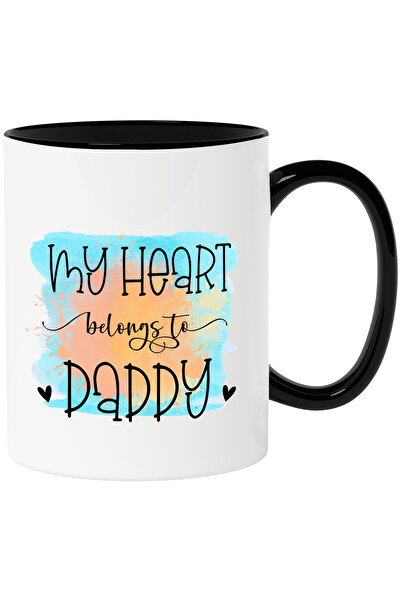 StoryGift Romania Cana cu mesajul "My heart belongs to daddy", inima ii apart...