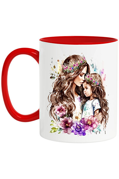 StoryGift Romania Cana cu o mama care isi tine fetita | ilustratie | coronite...