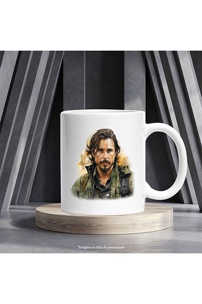 StoryGift Romania Cana Cu Matthew McConaughey, Actor, Celebritate, Filme, Multicolor 330 ml, Ceram, Cu Maner Alb