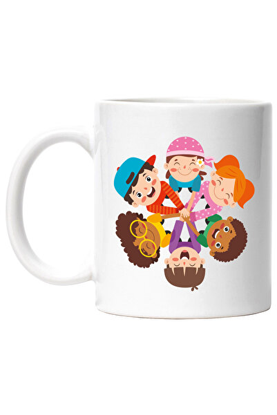 StoryGift Romania Cana Cu Copii, Sapca, Floare, Ochelari, Diversitate, Multic...