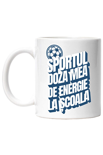 StoryGift Romania Sportul Mug_ My dose of energy at school for children, 330m...