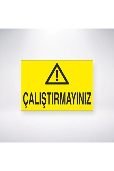 Reysa Tasarım Do Not Operate Sticker 20X28 cm