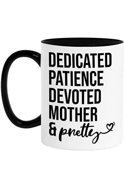 StoryGift Romania Cana pentru mamele dedicate, rabdatoare, devotate si dragute cu Maner Negru, Cu Maner Negru