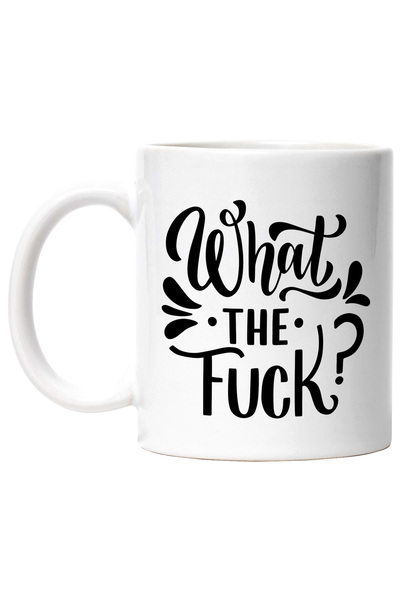 StoryGift Romania Cana cu textul "What the fuc*?" - ce e in neregula cu Maner Alb, Cu Maner Alb