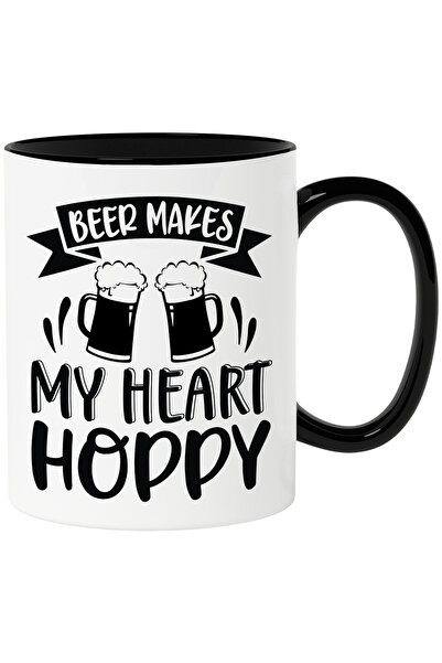 StoryGift Romania Cana cu mesajul "Berea imi face inima fericita" - alcool ba...