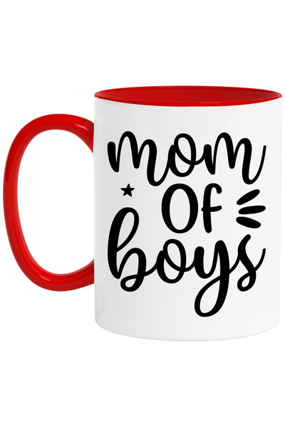 StoryGift Romania Cana pentru o mama de baieti cu mesaj in engleza cu Maner R...