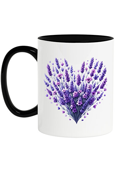 StoryGift Romania Cana cu o inima facuta din mai multe floricele, ilustratie,...