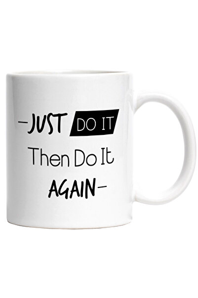 StoryGift Romania Κούπα με Μήνυμα στα Αγγλικά Just Do It Then Do It Again, Εμ...