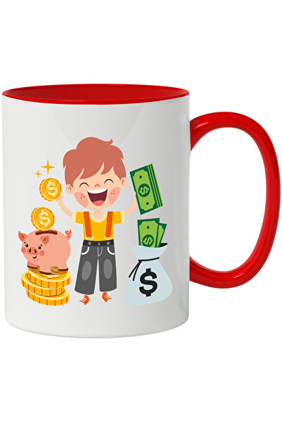 StoryGift Romania Cana Cu Copil, Bani, Monede, Pusculita, Sac, Porcusor, Mult...