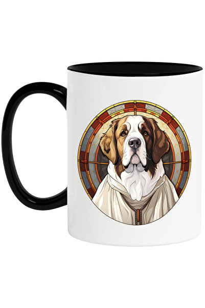 StoryGift Romania Cana cu un caine in haine de epoca, ilustratie, cerc, abstr...