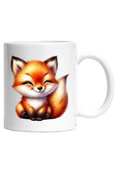 StoryGift Romania Cana cu o vulpe micuta care zambeste | fericita | ilustrati...