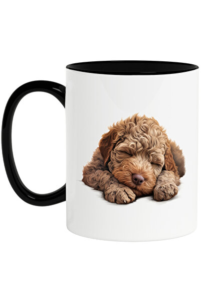 StoryGift Romania Cana cu un catelus blanos | maro | ilustratie | doarme dus ...