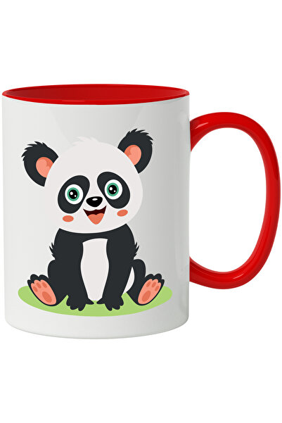 StoryGift Romania Cana Cu Urs Panda, Zambet, Animal, Astiatic, Blana, Multico...