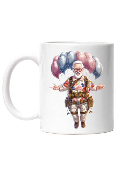 StoryGift Romania Cana cu un bunic | ilustratie | se da cu parasuta | senzati...