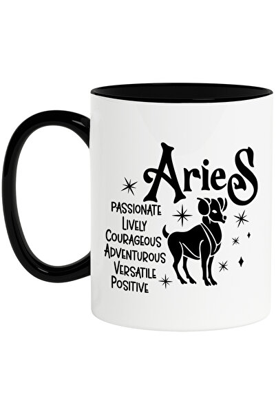 StoryGift Romania Cana cu zodia Berbec, ilustratie, zodie, astrologie, simbol...