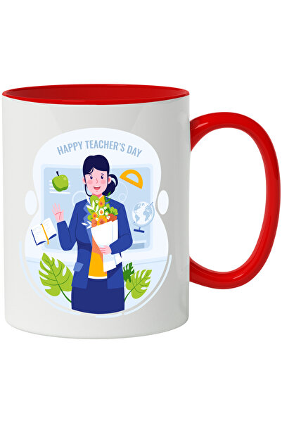StoryGift Romania Cana Cu Mesaj In Engleza Happy Teacher's Day, Profesor, Buc...