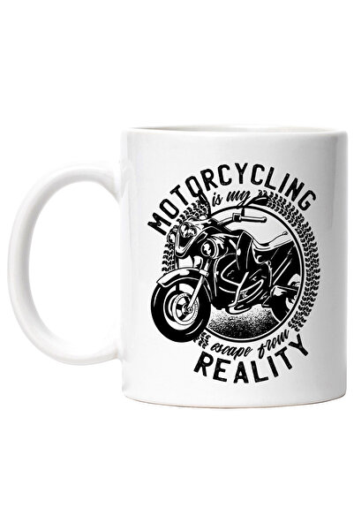 StoryGift Romania Cana Cu Mesaj Motorcycling Is My Escape From Reality, Motoc...