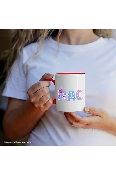 StoryGift Romania Mug With Name Cancer, Unicorn, Princess, Fairytale, Cute, 330ml, Ceramic with Handle, With ,STG