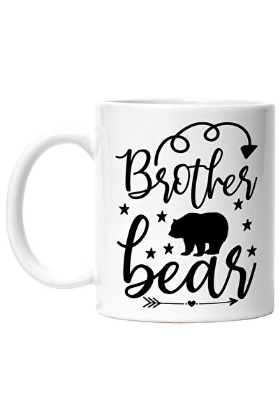 StoryGift Romania Cana cu un urs, stelute si mesajul in engleza "Brother bear...