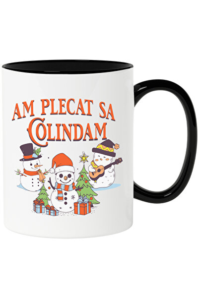 StoryGift Romania Cana am plecat sa colindam om de zapada Craciun, 330ml, Cer...