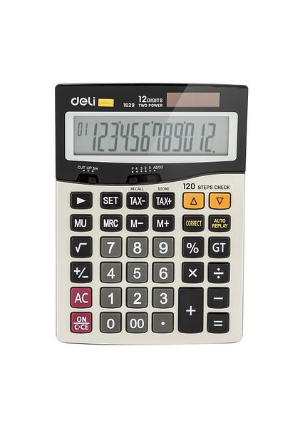 Deli Calculator Desktop 12 Digits Metal 1629 Deli