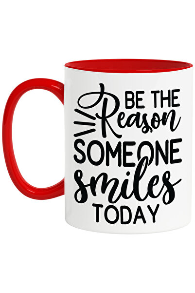 StoryGift Romania Cana cu text in engleza "Be the reason someone smiles today...