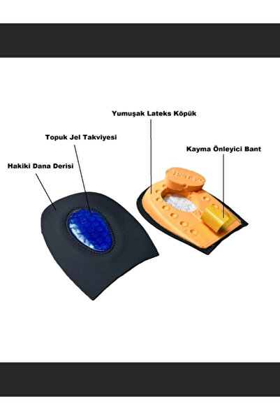 Shoes Comfort Yeni Nesil Epin Topukluk, Jel Takviyeli, Topuk Dikeni Etkili, D...