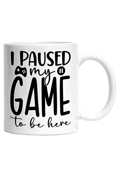 StoryGift Romania Cana cu textul "Am pus pauza la joc pentru a fi aici" - eve...