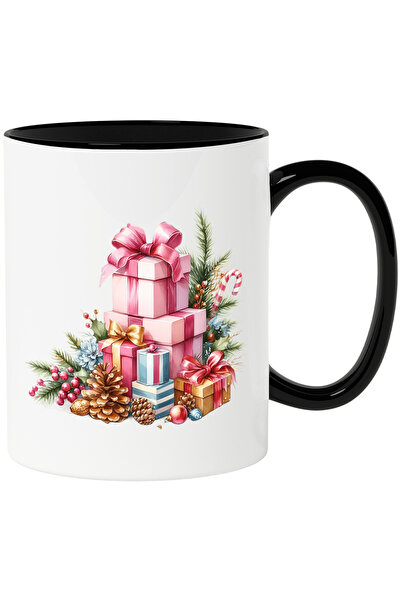 StoryGift Romania Cana cu multe cadouri de Craciun | ilustratie | conuri de b...