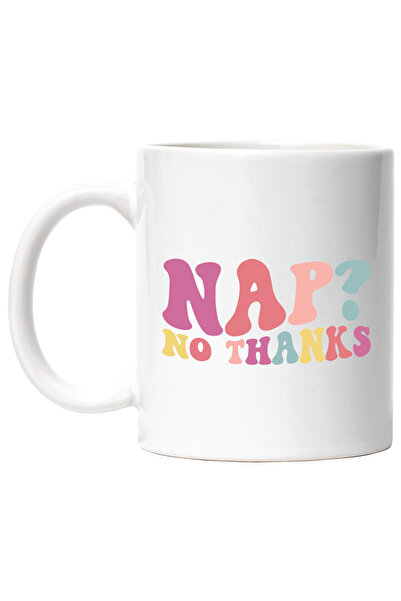 StoryGift Romania Cana cu textul "Nap? No, thanks" - pui de somn nu multumesc...