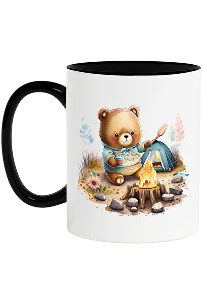 StoryGift Romania Cana cu un ursulet care gateste | ilustratie | foc | pietre...