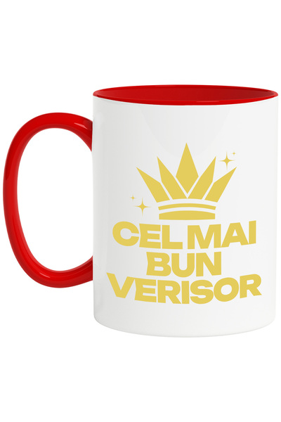 StoryGift Romania Cana cu Coroana Regala Text Haios Cel Mai Bun Verisor Famil...