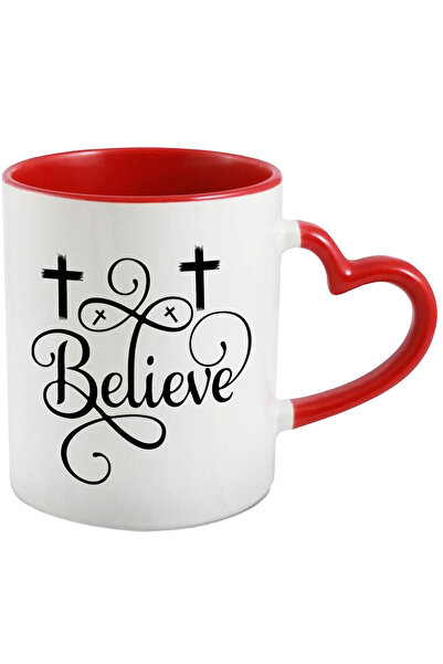 StoryGift Romania Cana cu textul "Believe" - crede cruci credinta bunatate cu...