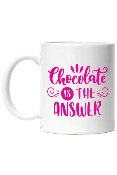 StoryGift Romania Cana pentru cei care iubesc ciocolata cu mesajul "Chocolate...